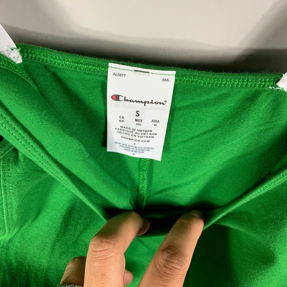 CHAMPION women tank bodysuit logo patch green - Picture 8 of 9